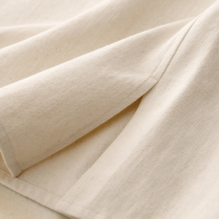 Falda de algodón lisa con bolsillos para mujer Buddha Stones - image 8