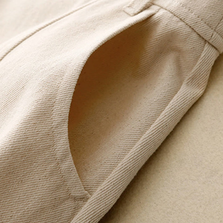 Falda de algodón lisa con bolsillos para mujer Buddha Stones - image 13