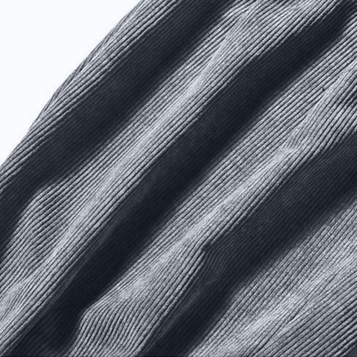 Pantalones harén de pana con forro polar liso y diseño simple para hombre, estilo retro Buddha Stones, con bolsillos - image 28