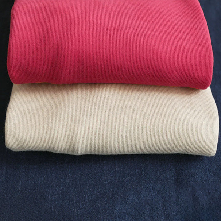 Sudadera con capucha de algodón de manga larga para mujer con Buddha Stones otoñales, botones laterales y color liso - image 16