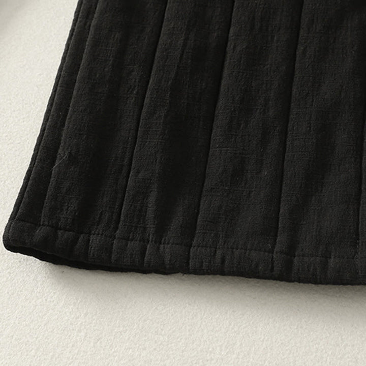 Pantalones gruesos de algodón y poliéster con bolsillos para mujer de Buddha Stones - image 11