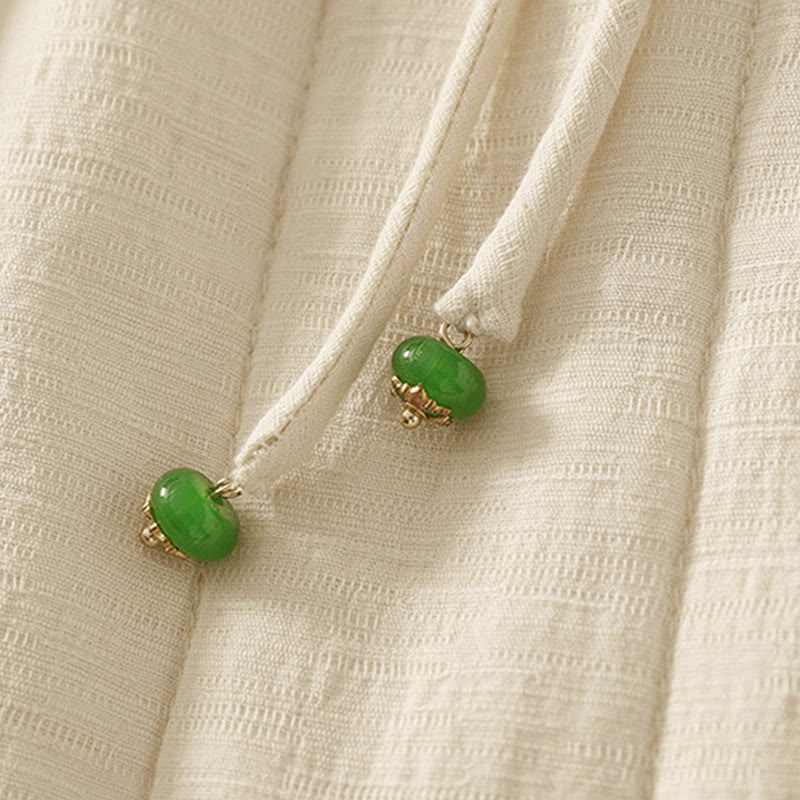 Pantalones gruesos de algodón y poliéster con bolsillos para mujer de Buddha Stones - image 2