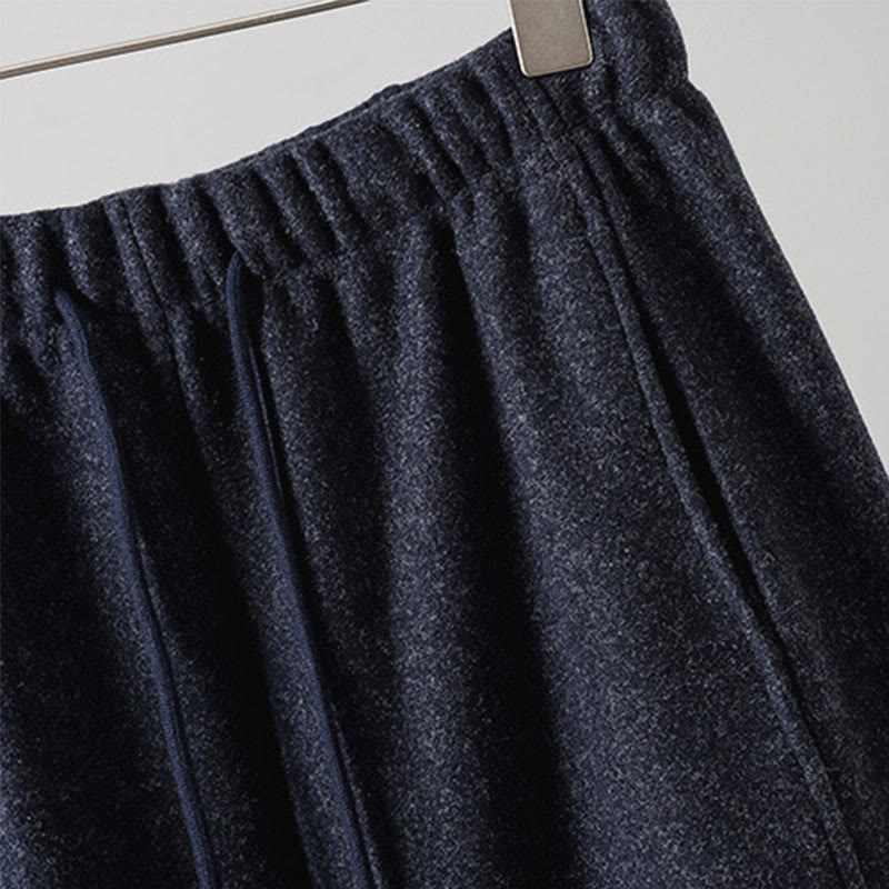 Pantalones gruesos de algodón con cordones y bolsillos para mujer con diseño de Buddha Stones - image 10