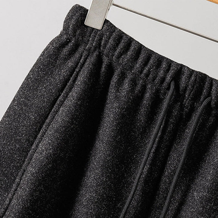 Pantalones gruesos de algodón con cordones y bolsillos para mujer con diseño de Buddha Stones - image 2