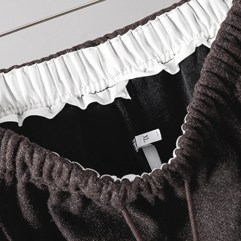 Pantalones gruesos de algodón con cordones y bolsillos para mujer con diseño de Buddha Stones - image 21