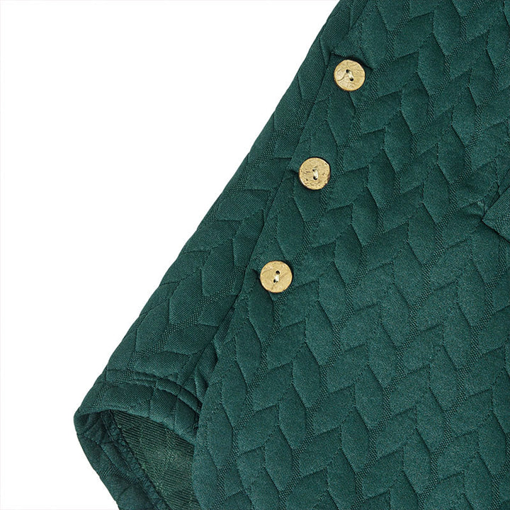 Abrigo con capucha de manga larga para mujer, diseño de espigas de trigo otoñales y Buddha Stones, con bolsillos, largo medio - image 12