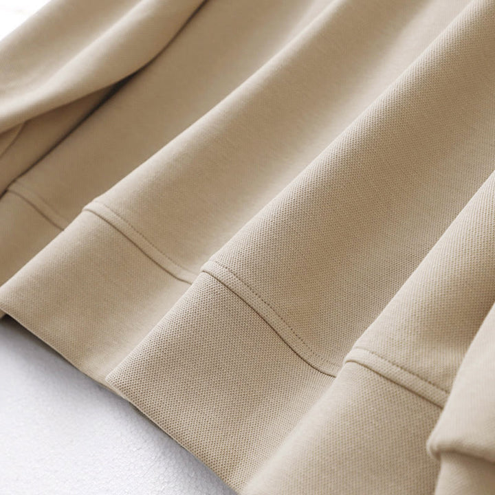 Chaqueta de algodón de manga larga para mujer con botones lisos Buddha Stones - image 5