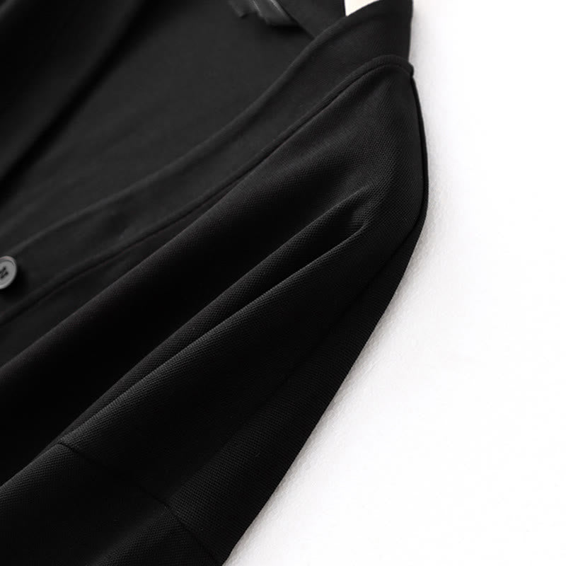 Chaqueta de algodón de manga larga para mujer con botones lisos Buddha Stones - image 15