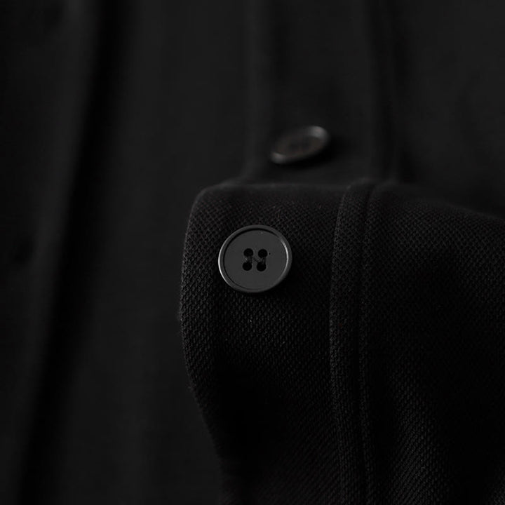 Chaqueta de algodón de manga larga para mujer con botones lisos Buddha Stones - image 16