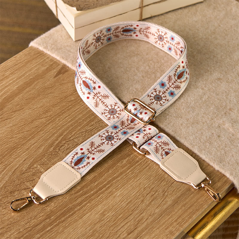 Correas de repuesto ajustables para bolsos, bandoleras y bolsos de mano con diseño de flores bohemias y Buddha Stones - image 1