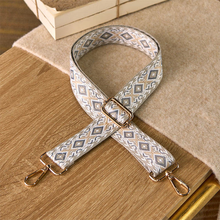 Buddha Stones de repuesto para bolsos de mano ajustables, bandoleras, bandoleras, bolsos de mano, bandoleras ... - Beige - 75-145 cm x 3,8 cm - image 9