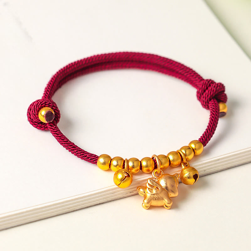 Pulsera ajustable con Buddha Stones, año del caballo, varios estilos de caballo, cuerda, suerte y fuerza. - image 12