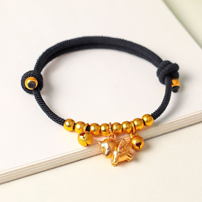 Pulsera ajustable con Buddha Stones, año del caballo, varios estilos de caballo, cuerda, suerte y fuerza. - image 14