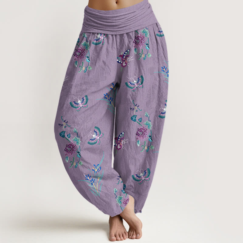 Pantalones Buddha Stones - Morado medio - US16，UK/AU20，EU48 (3XL) - image 8