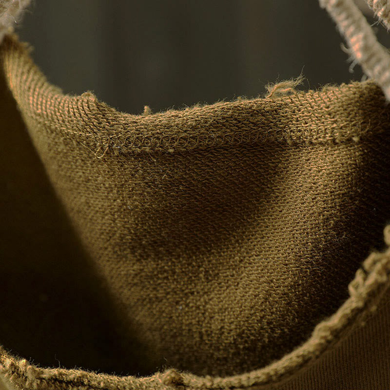 Camisa de algodón para mujer, de manga larga, cuello redondo y botones, con estampado de Buddha Stones - image 8