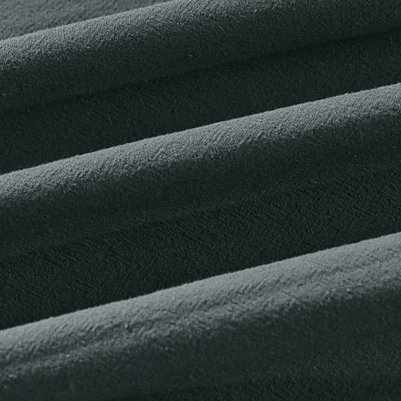 Chaqueta kimono de algodón y lino para hombre, estilo chino, con botones de rana y Buddha Stones, de media manga - image 9