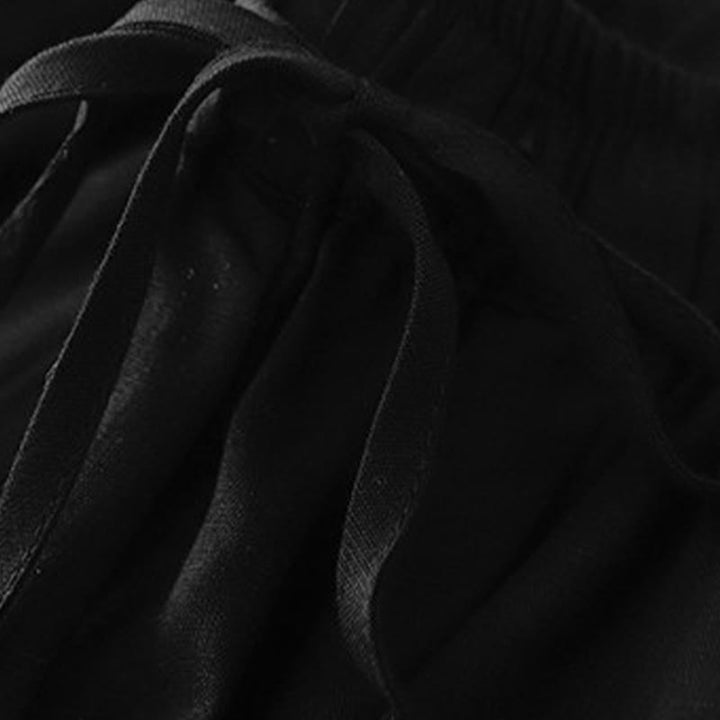 Pantalones capri cortos de algodón con cintura elástica y bolsillos para mujer de Buddha Stones - image 12