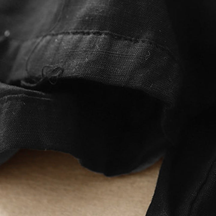 Pantalones capri cortos de algodón con cintura elástica y bolsillos para mujer de Buddha Stones - image 17