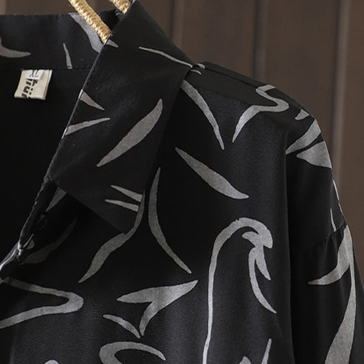Camisa de manga larga para mujer con estampado de Buddha Stones, cuello alto y diseño de primavera/otoño.  - image 18