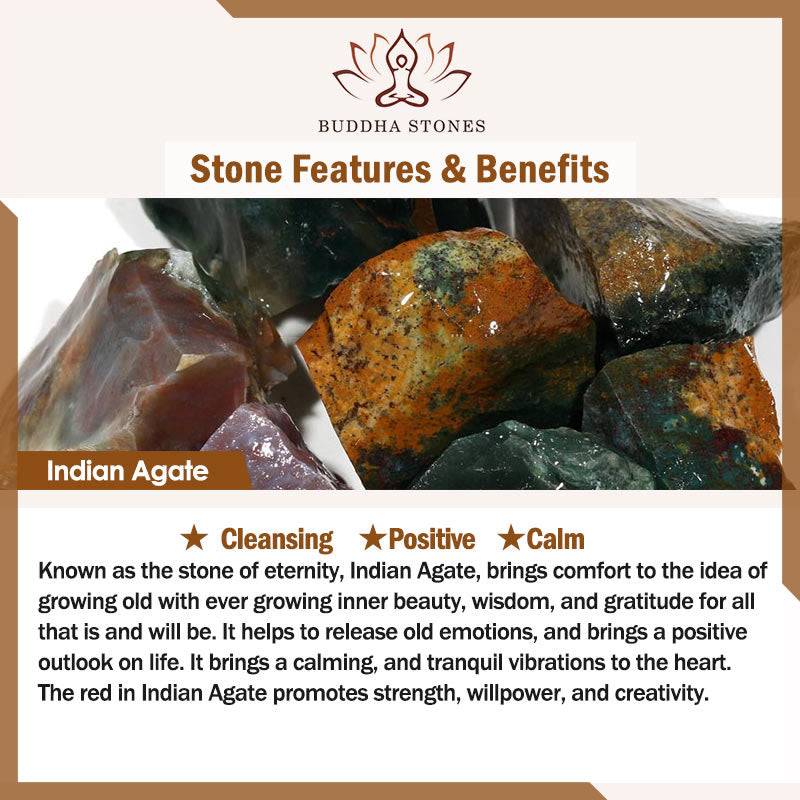 Collar con colgante de Buddha Stones tallada con pez koi, cristal rosa, ágata india, amatista, calidez y prosperidad. - image 11