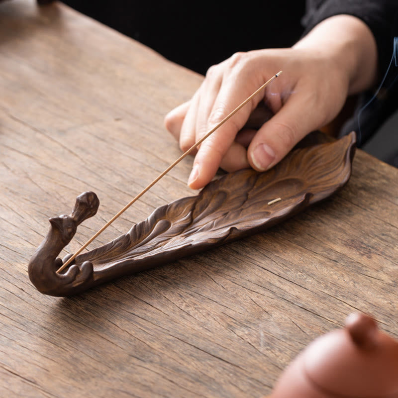 Quemador de incienso con forma de pavo real y Buddha Stones para la fortuna, decoración del hogar - image 9