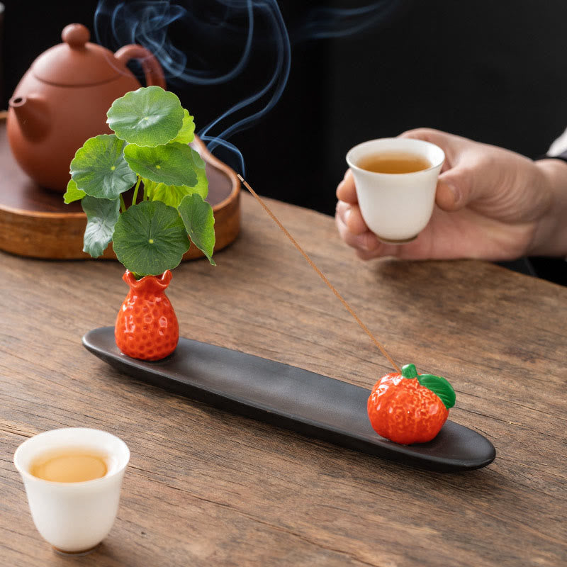 Quemador de incienso con Buddha Stones Pixiu para la riqueza y la decoración del hogar - image 16