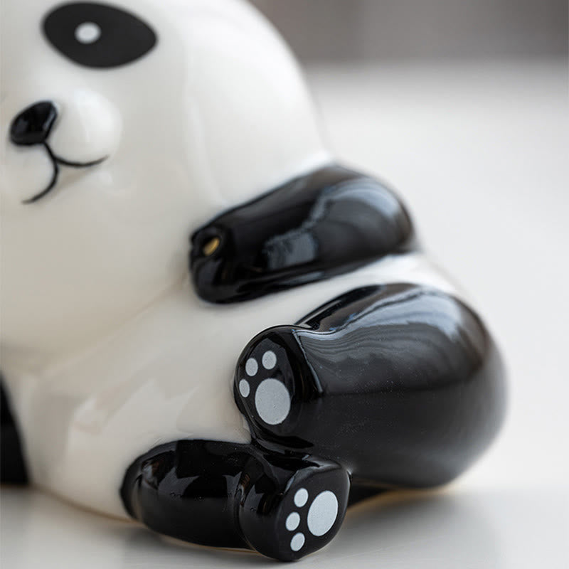 Quemador de incienso con forma de panda y Buddha Stones para decoración del hogar - image 3