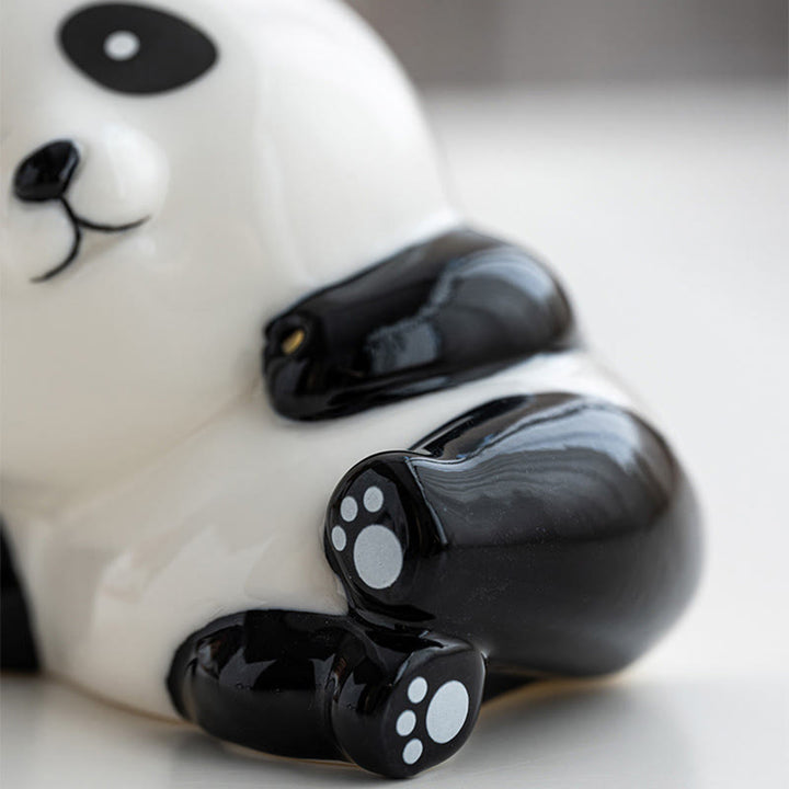 Quemador de incienso con forma de panda y Buddha Stones para decoración del hogar - image 3