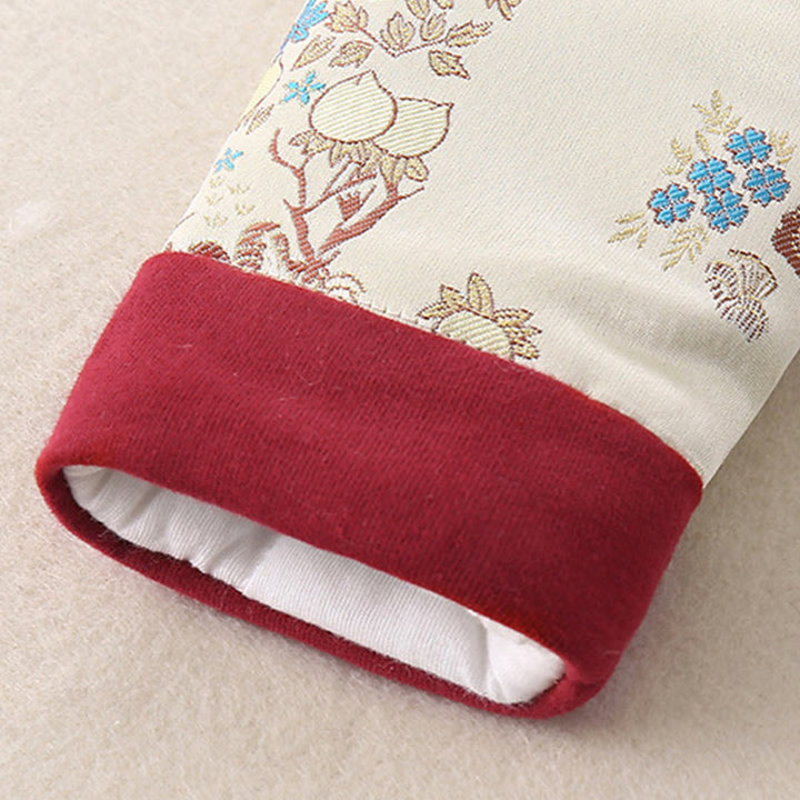 Conjunto de 2 piezas de traje de algodón de manga larga para bebé, niño pequeño, con diseño de conejo y melocotón, con Buddha Stones, cintura elástica y bolsillos - image 11