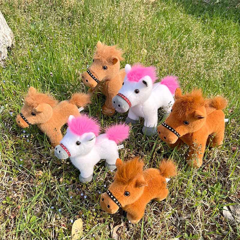 Buddha Stones Peluche de caballo del Año del Caballo, bonito muñeco de caballo que representa la prosperidad y la energía, ideal para decorar el hogar. - image 18