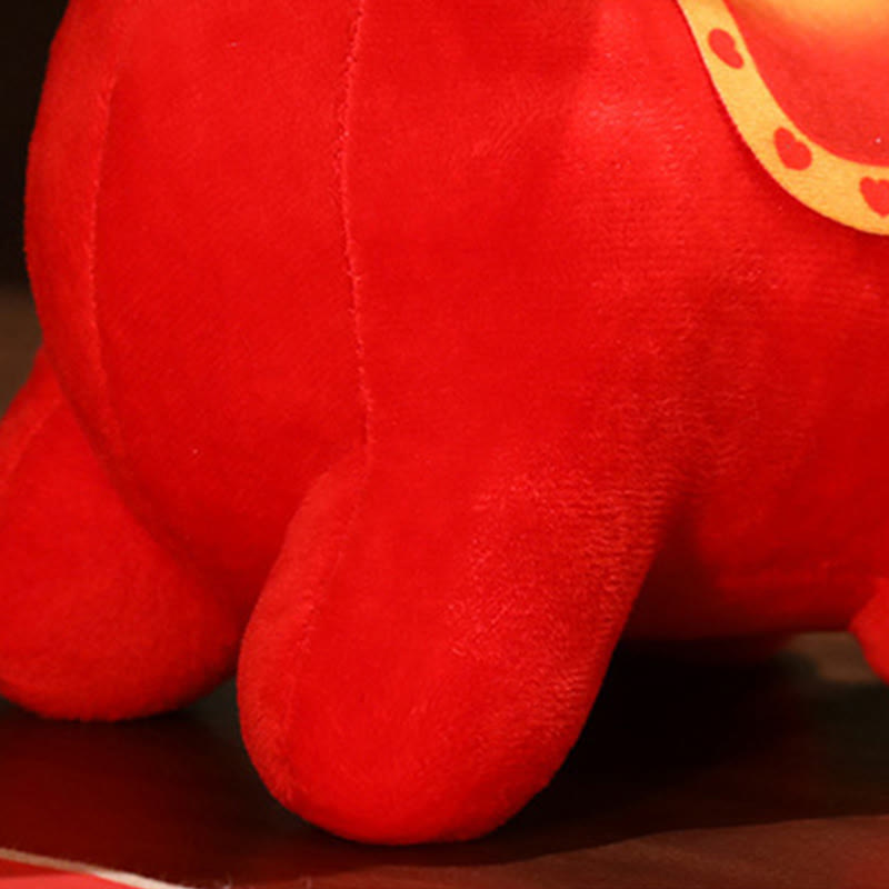 Buddha Stones Muñeco de peluche de poni del Año del Caballo, decoración energética para el hogar - image 3