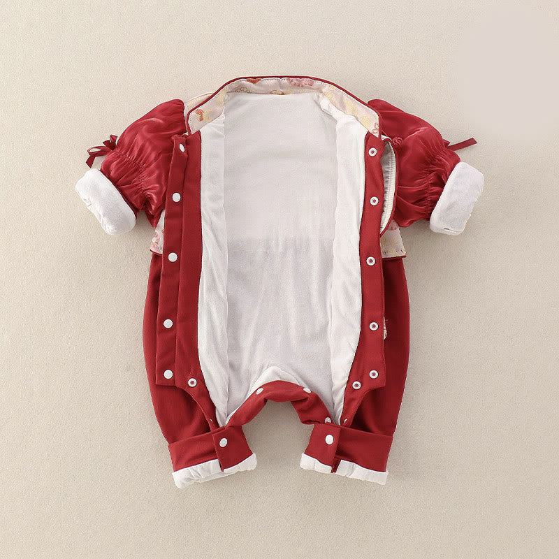 Mono de algodón de manga larga para bebé niña con diseño de Buddha Stones, gatos primaverales y caquis - image 3