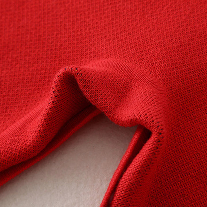 Mameluco de punto de una pieza de manga larga de algodón con estampado de dragón rojo para bebé niño y niña, otoño e invierno, con Buddha Stones - image 10