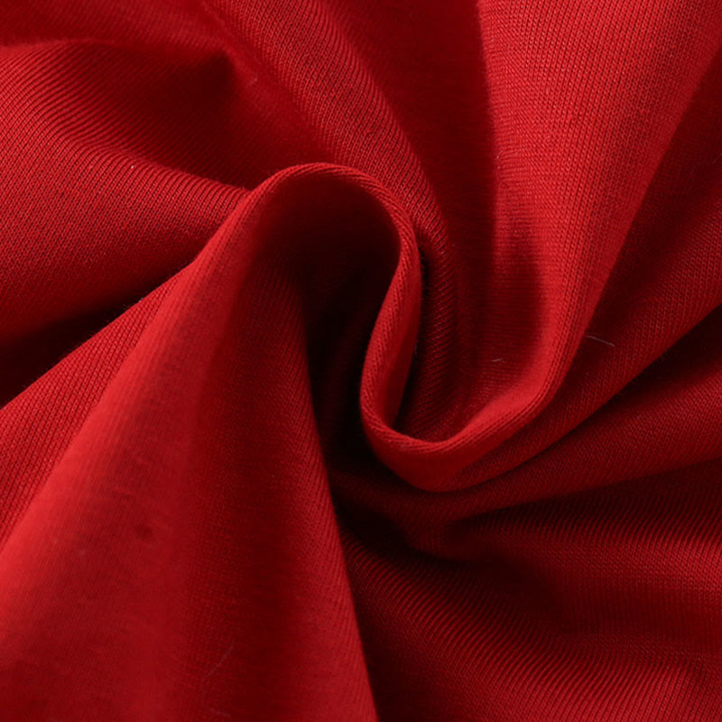 Mamelucos de una pieza de algodón de manga larga para bebé niña y niño con diseño de buena fortuna de Buddha Stones, primavera, otoño y rojo, año del caballo - image 7