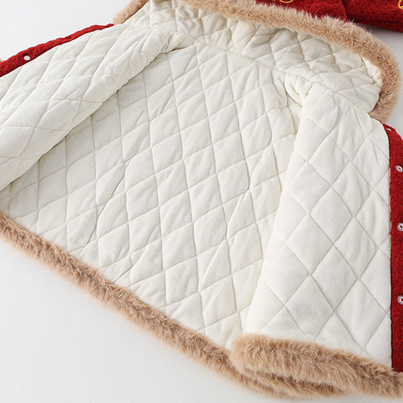 Chaqueta de manga larga para bebé niña y niño con diseño de ondas de peces koi rojos de otoño e invierno con Buddha Stones - image 8