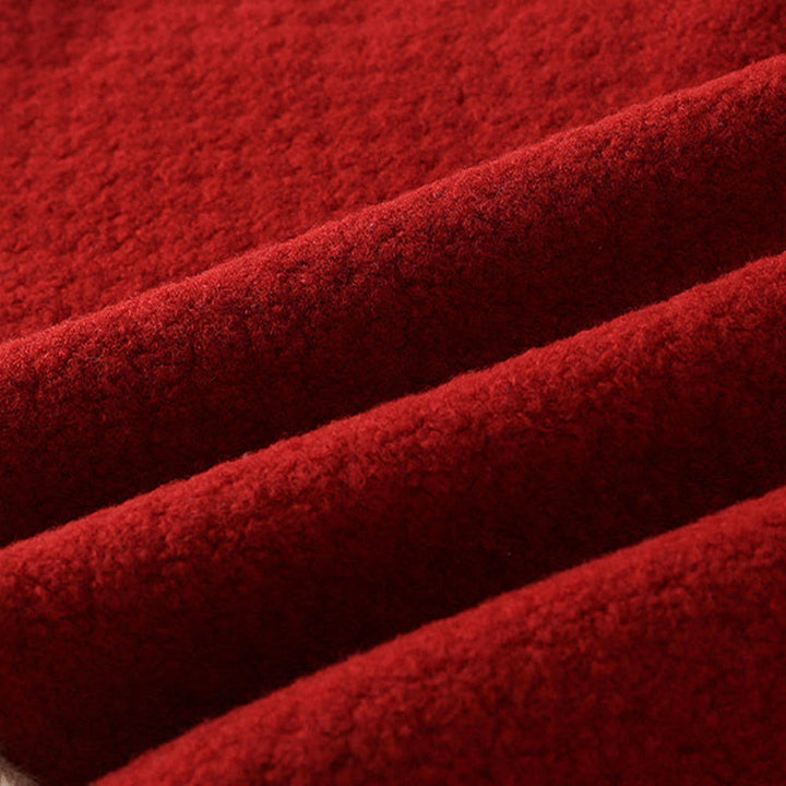 Chaqueta de manga larga para bebé niña y niño con diseño de ondas de peces koi rojos de otoño e invierno con Buddha Stones - image 10