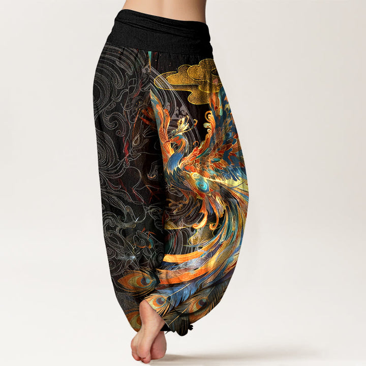 Pantalones Buddha Stones para mujer, cintura elástica - image 1