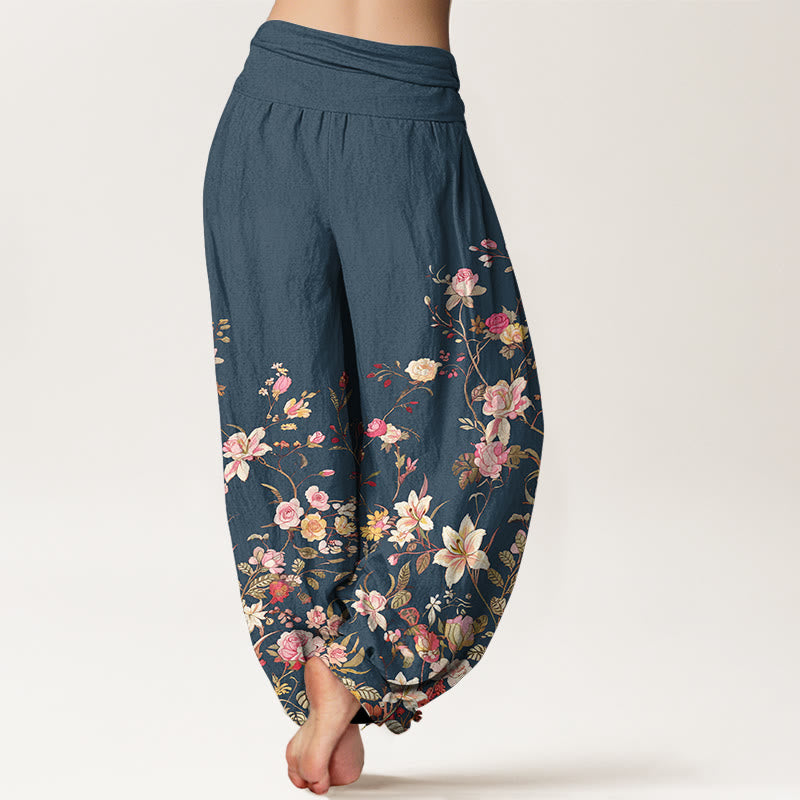 Pantalones Buddha Stones para mujer, cintura elástica - image 6