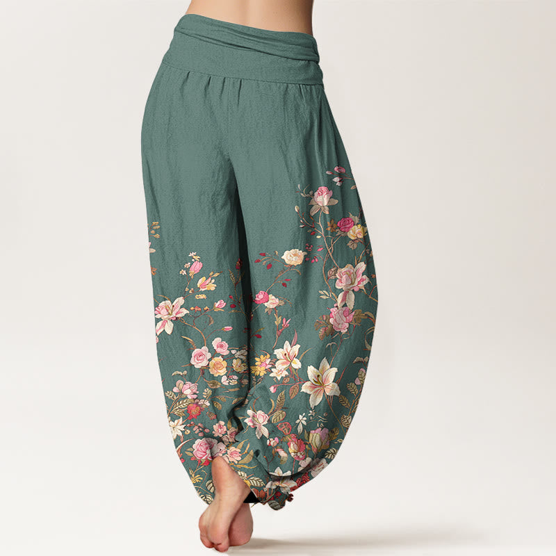 Pantalones Buddha Stones para mujer, cintura elástica - image 9