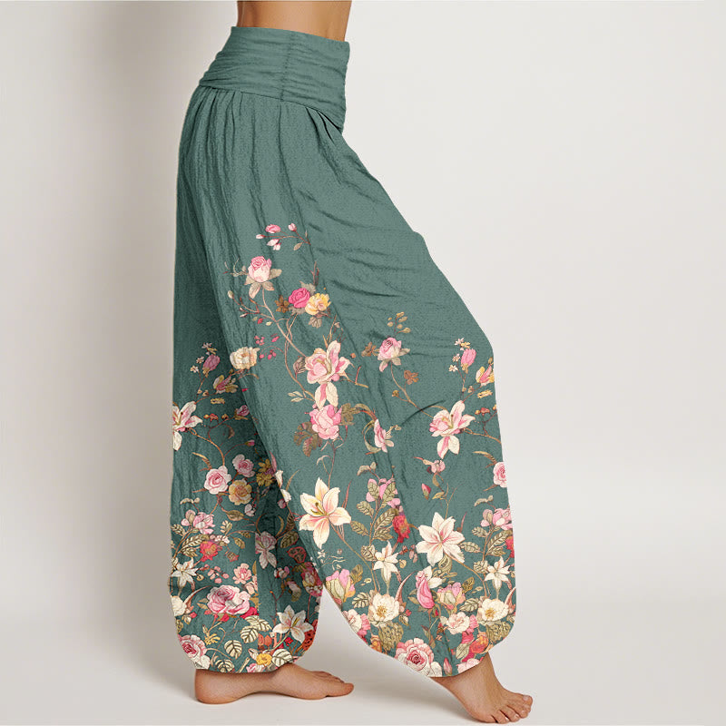 Pantalones Buddha Stones para mujer, cintura elástica - image 10