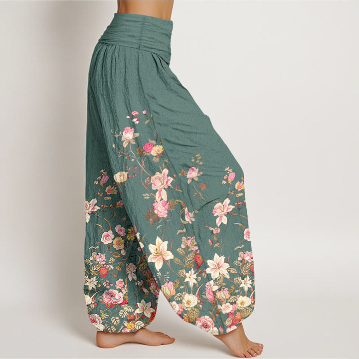 Pantalones Buddha Stones para mujer, cintura elástica - image 10