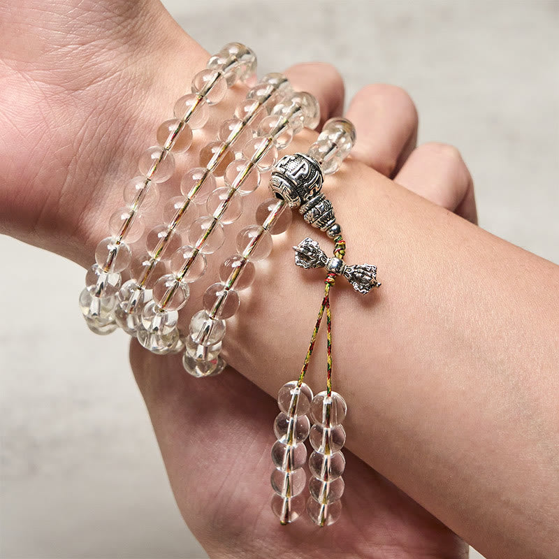 Amuleto Vajra de Buddha Stones Liuli, 108 Cuentas, Poder Espiritual, Fuerza, Mala - image 3