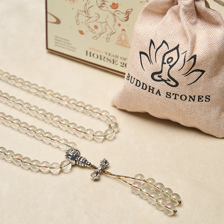 Amuleto Vajra de Buddha Stones Liuli, 108 Cuentas, Poder Espiritual, Fuerza, Mala - image 6