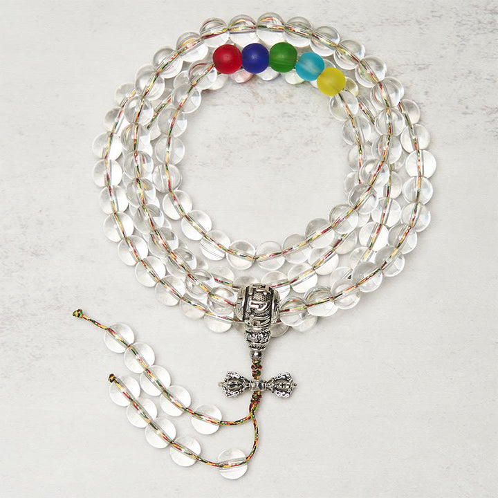 Amuleto Vajra de Buddha Stones Liuli, 108 Cuentas, Poder Espiritual, Fuerza, Mala - Liuli - image 0