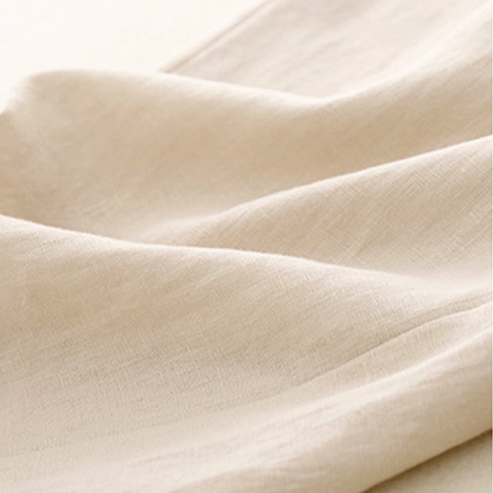 Pantalones de algodón Buddha Stones para mujer, lisos, de primavera, de largo 7-8, con bolsillos - image 18
