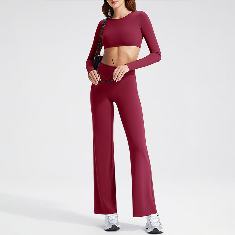 Sujetador deportivo de manga larga sin espalda con Buddha Stones para mujer, fitness, yoga - image 30
