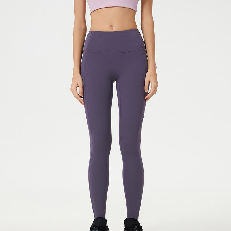 Leggings deportivos de cintura alta con diseño de piedra de Buda para mujer, pantalones de yoga - Magenta oscuro - US14，UK/AU18，EU46 (2XL) - image 24