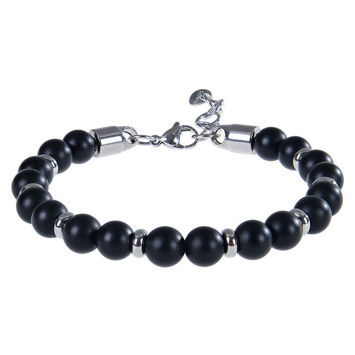 Pulsera protectora con varias cuentas de piedra natural de ojo de tigre y Buddha Stones - Piedra esmerilada (circunferencia de la muñeca: 17-20 cm) - image 13