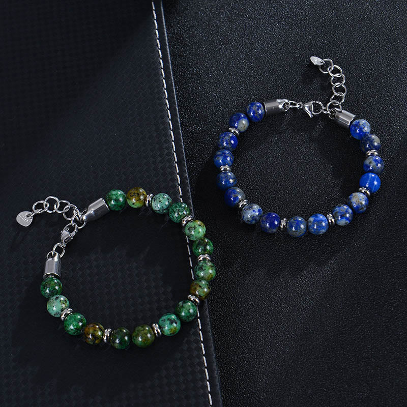 Pulsera protectora con varias cuentas de piedra natural de ojo de tigre y Buddha Stones - image 24