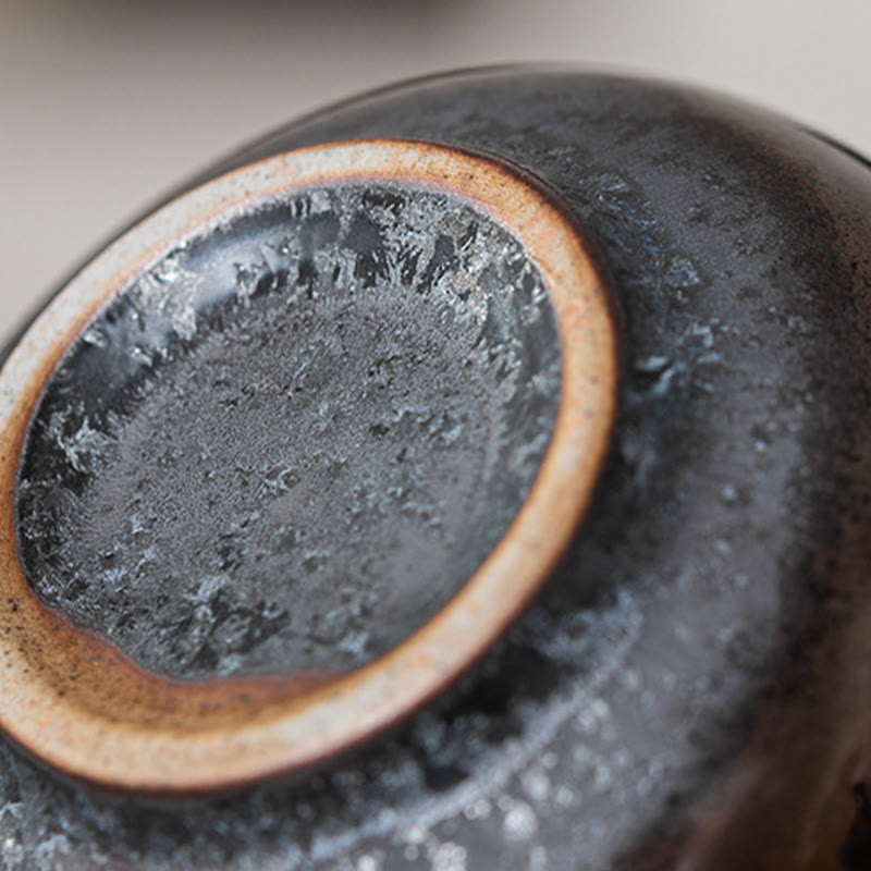 Taza de té de cerámica con personajes Fu pintados a mano de Buddha Stones y Kung Fu, con caja de regalo - image 14